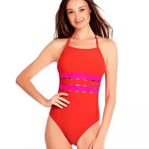 Colorblock swimsuit - Picture 2 of 7